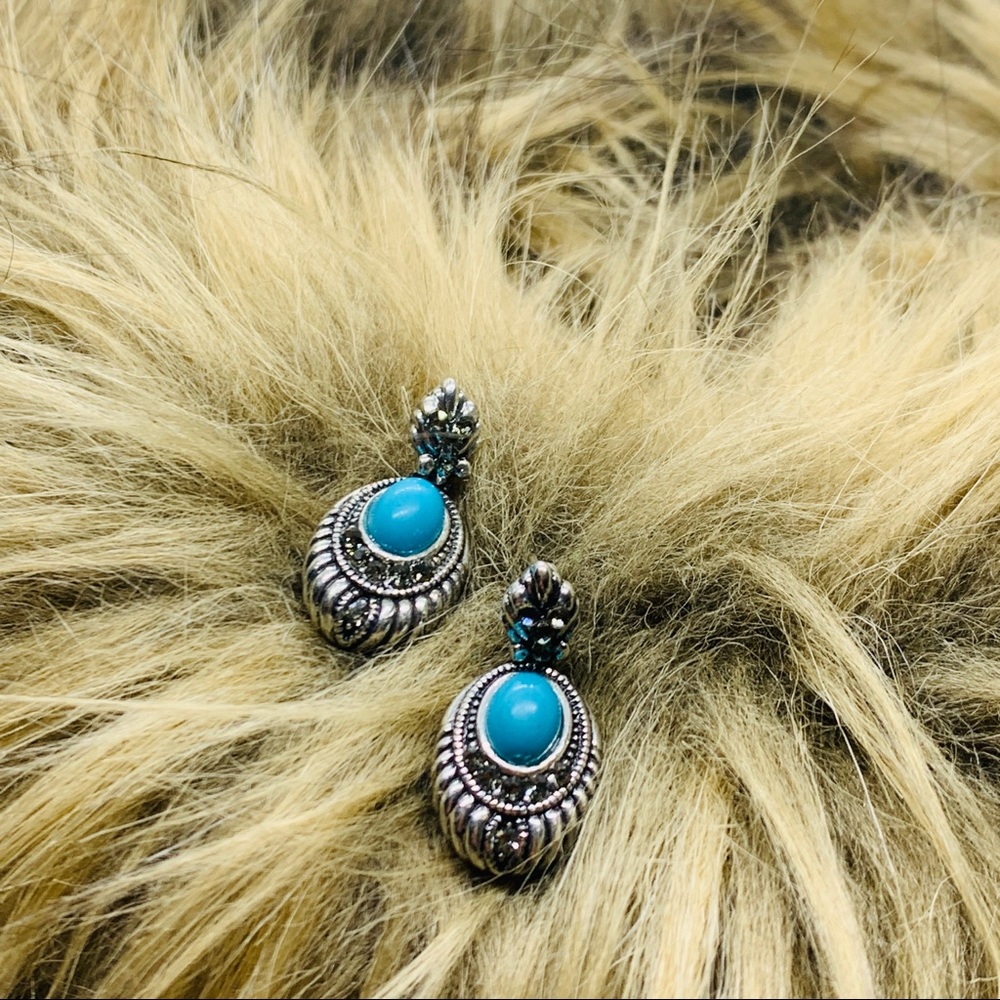 🌺Bohomein Flower Water Drop ethnic style Earrings - Picture 4 of 7